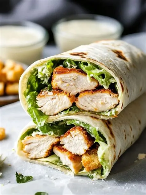 CHICKEN CAESAR WRAP